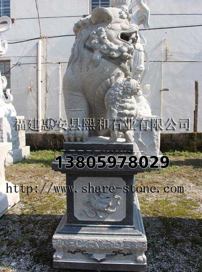 老石头狮子价格，石头狮子墓地，古董石头狮子的价格