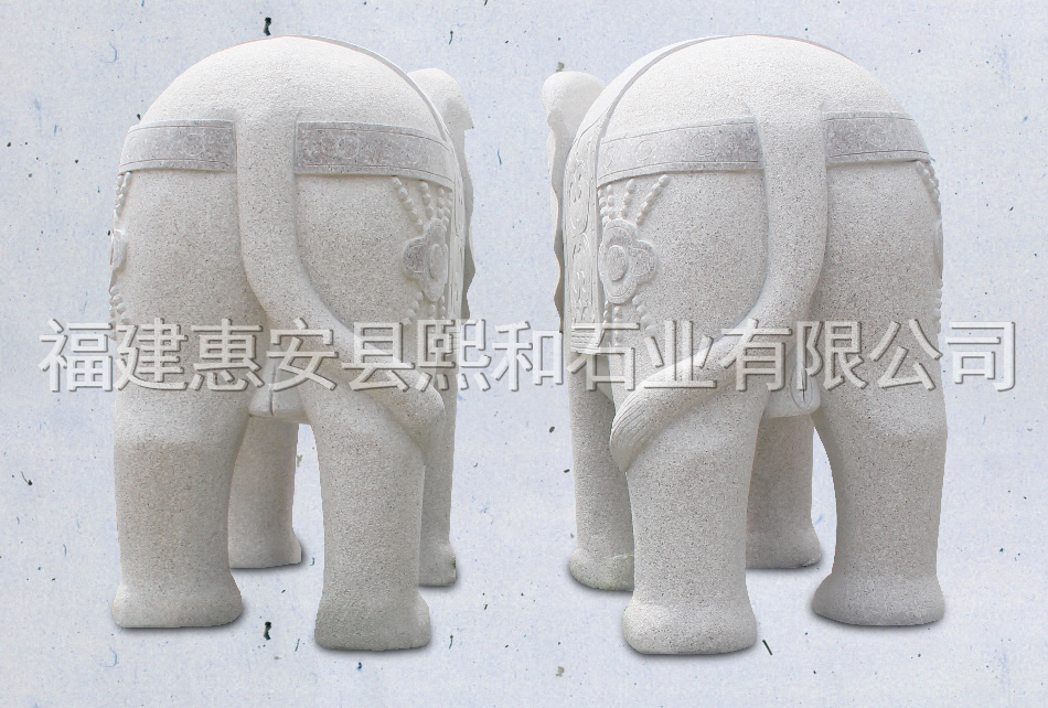 精美石雕大象，精美石象，惠安精美石雕大象，惠安精美石象