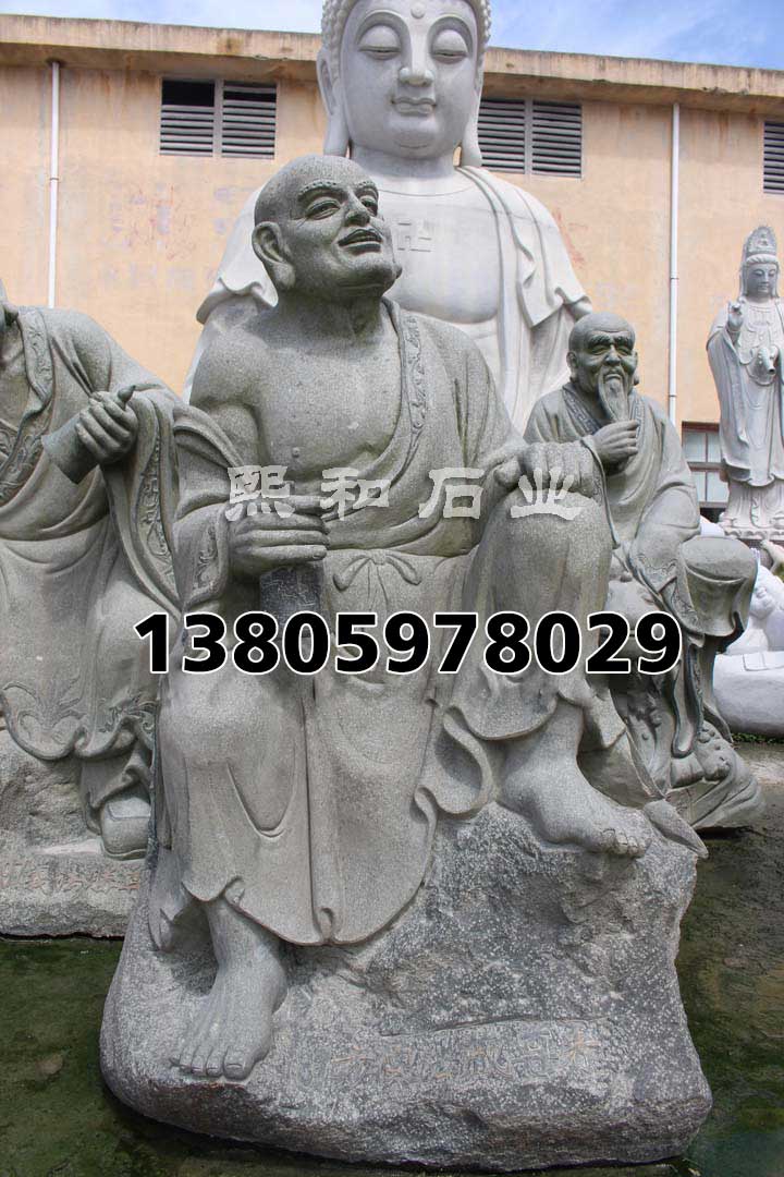 石雕十八罗汉雕刻厂，罗汉雕塑