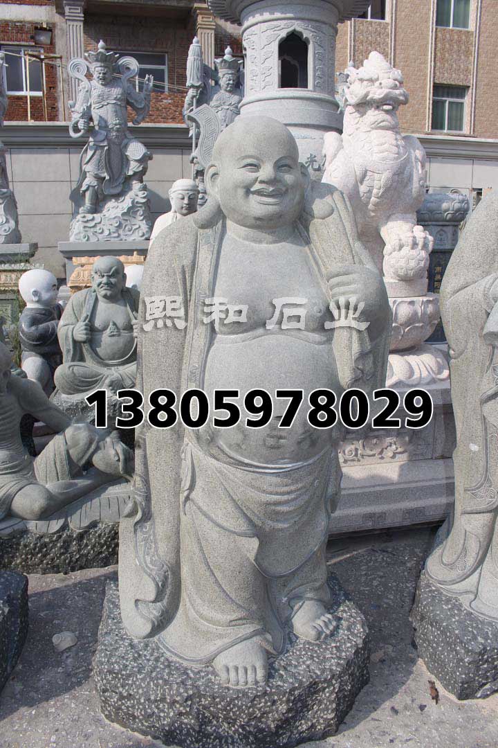 罗汉 迦留陀夷尊者，雕塑十八罗汉