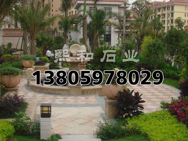 惠安石雕喷泉，欧式水钵价格